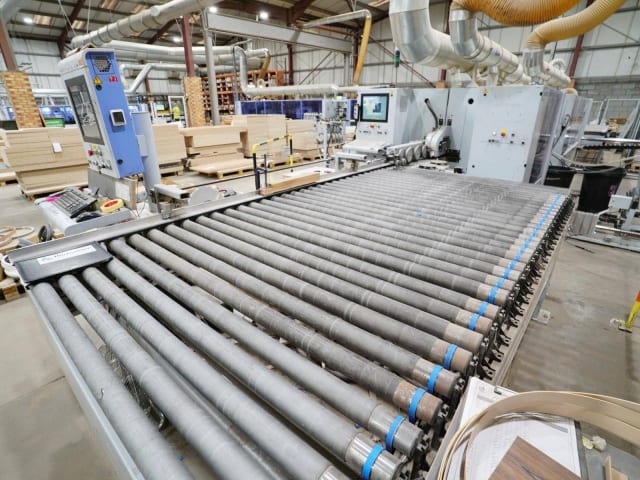 homag + ligmatech - kfl 525 + kfl 526 - squaringedgebanding line per lavorazione legno