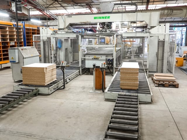 biesse - rbo - stream sb2 9.5 - ligne de façonnage–placage per lavorazione legno