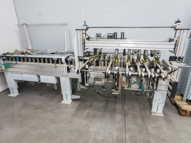 homag + weeke - bst 500+fpr620 - edge banding line for narrow pieces per lavorazione legno