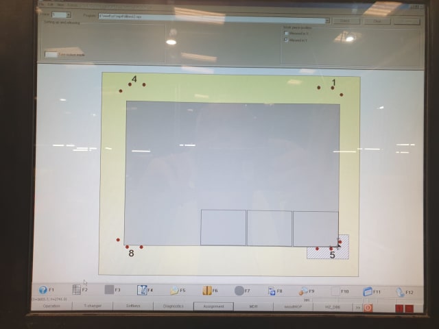 weeke - vantage 100/710 - bearbeitungszentrum mit nestingtisch per lavorazione legno