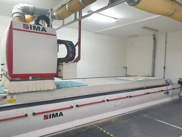 ima - bima 410 140/600 - cnc machine center with nesting table per lavorazione legno