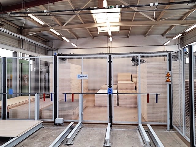 weeke - vantage 200/510 + tlf - panel sizing line per lavorazione legno