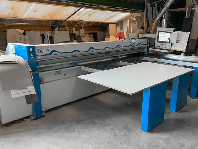 holzma - hpp 230/38/38 optimat - sezionatrice carico frontale per lavorazione legno