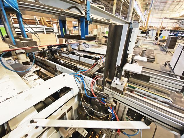 weeke - bst 500 - durchlaufbohrmaschine per lavorazione legno