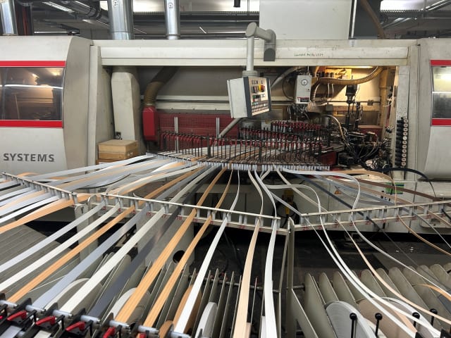 ima + schelling - combima system + ah6 - squaringedgebanding line per lavorazione legno