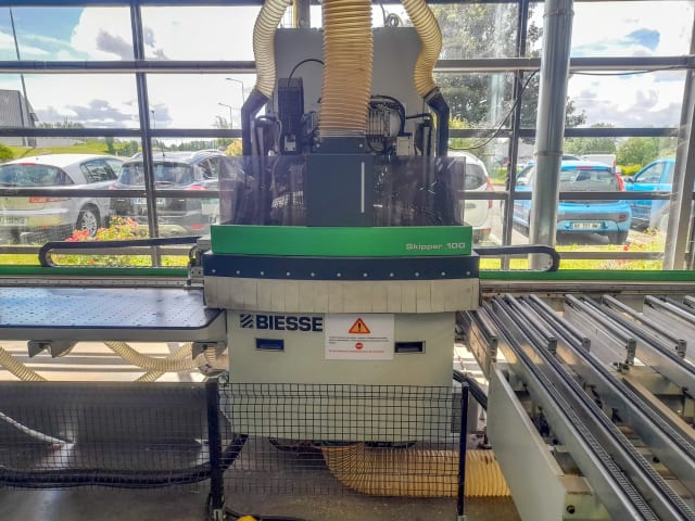 biesse - skipper 100 - máquina flexible de perforación per lavorazione legno