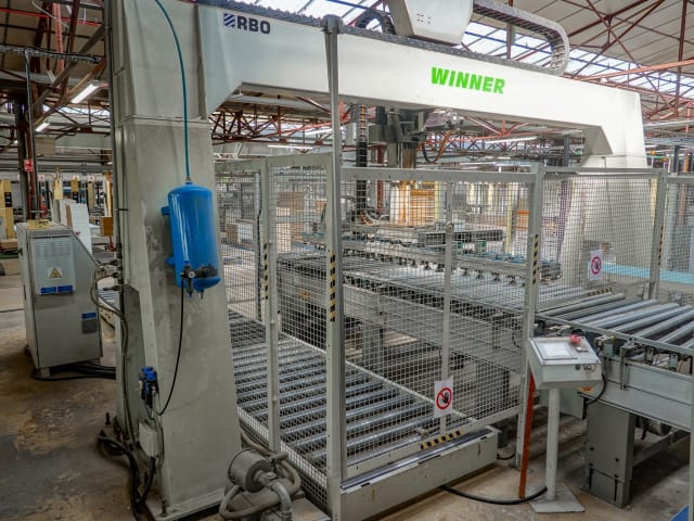 biesse - rbo - stream sb2 9.5 - ligne de façonnage–placage per lavorazione legno