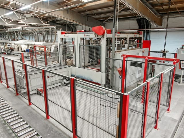 ima + meinert - combima-system/ii 1950-a - squaringedgebanding line per lavorazione legno