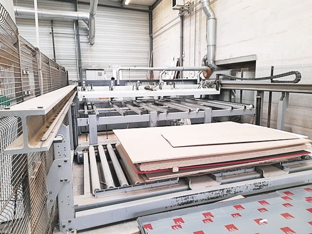 selco - wnt 610 - automatic rear loading panel saws per lavorazione legno