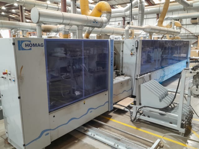 homag + ligmatech - kfl 525 + kfl 526 - squaringedgebanding lines per lavorazione legno