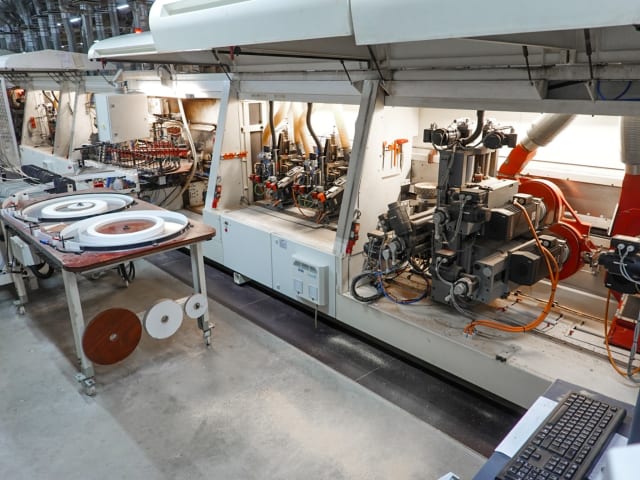 ima + meinert - combima-system/ii 1950-a - squaringedgebanding line per lavorazione legno