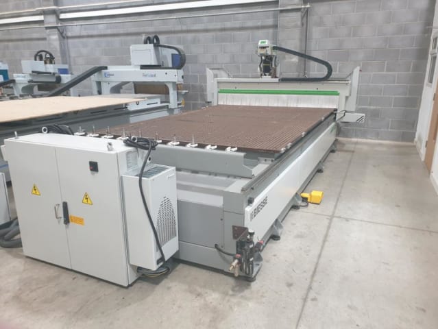 biesse - klever 2236 gft - centro di lavoro con piano nesting per lavorazione legno