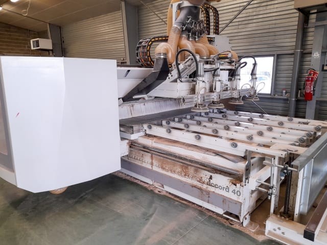 scm - accord 40 - cnc machine centres with flat table per lavorazione legno