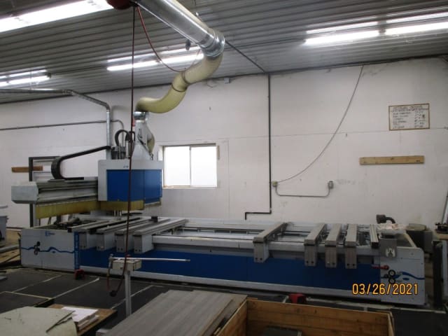 weeke - bhc 555 - cnc machine centres with pod and rail per lavorazione legno