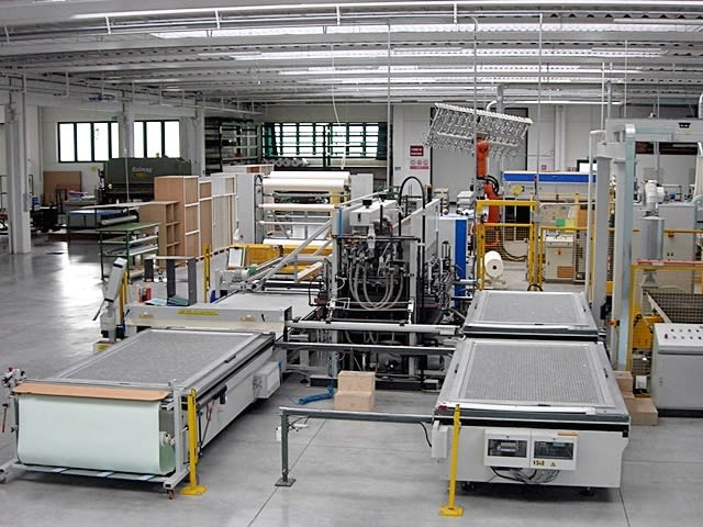 wemhoener + cefla - kt-m-15 + dualtech - pressing lines per lavorazione legno