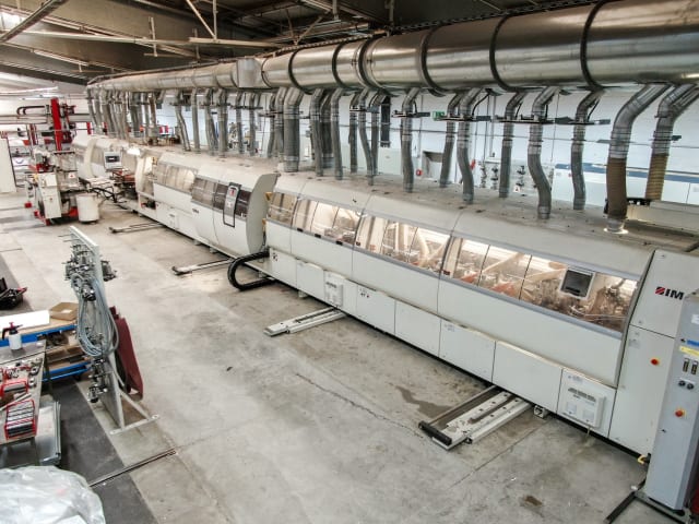 ima + meinert - combima-system/ii 1950-a - squaringedgebanding line per lavorazione legno