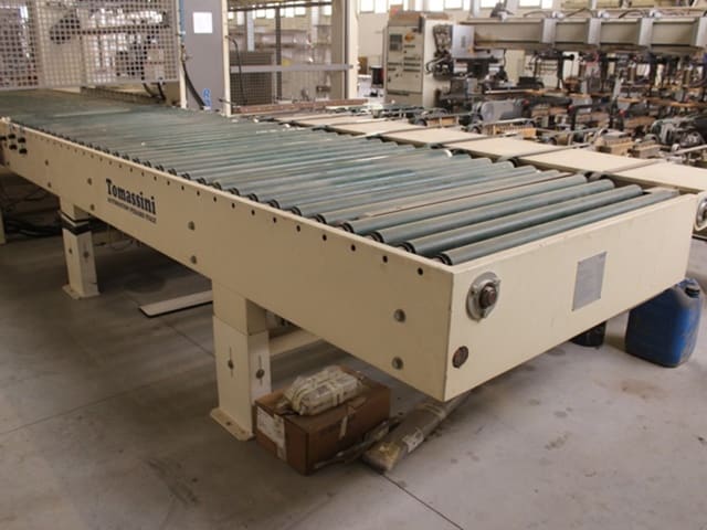 tomassini - rapid/c 100-130 dop - linea di carico e scarico per lavorazione legno