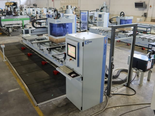 weeke - venture 4xl - cnc machine centres with pod and rail per lavorazione legno