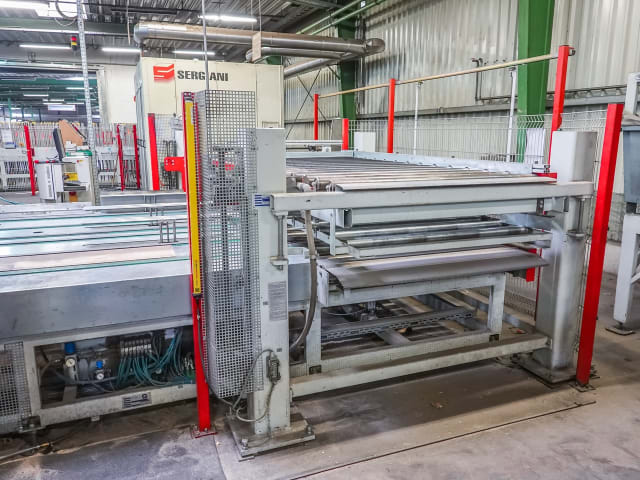 sergiani - las 230 plus - línea de prensado para puertas per lavorazione legno