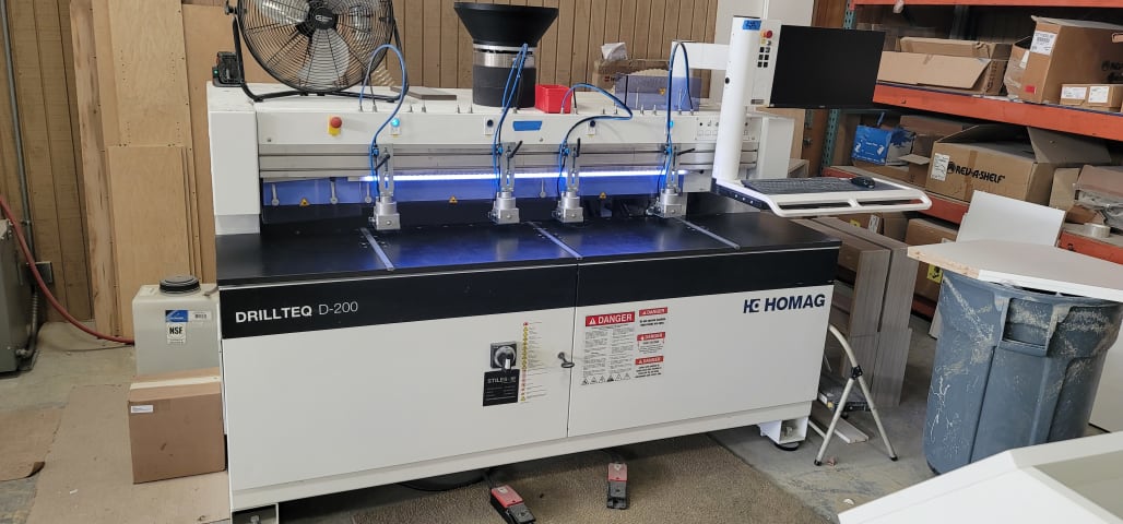 homag - drillteq d200/050 12 - automatic drilling and doweling machine per lavorazione legno
