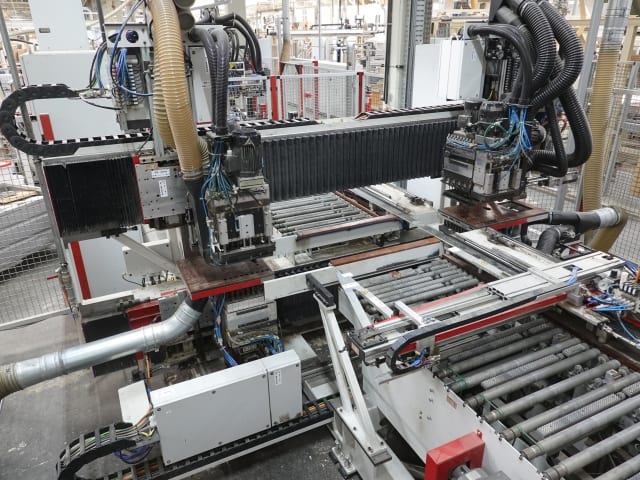 priess - bat-dtw-cnc - 钻孔与嵌入生产线 per lavorazione legno