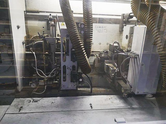 homag + weeke - bst 500+fpr620 - edge banding line for narrow pieces per lavorazione legno