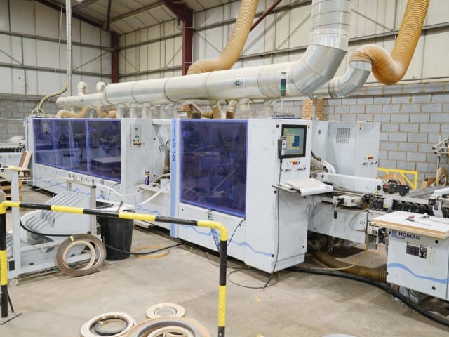 homag + ligmatech - kfl 525 + kfl 526 - squaringedgebanding line per lavorazione legno