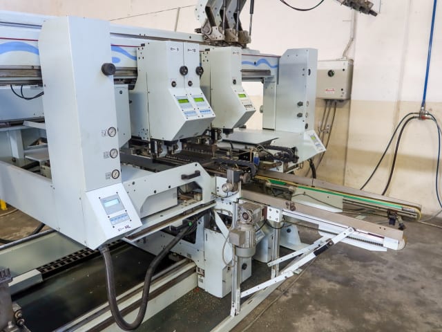 weeke - bst 500 d - drilling line per lavorazione legno