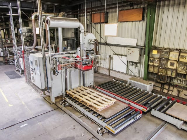 sergiani - las 230 plus - linea di pressatura per porte per lavorazione legno