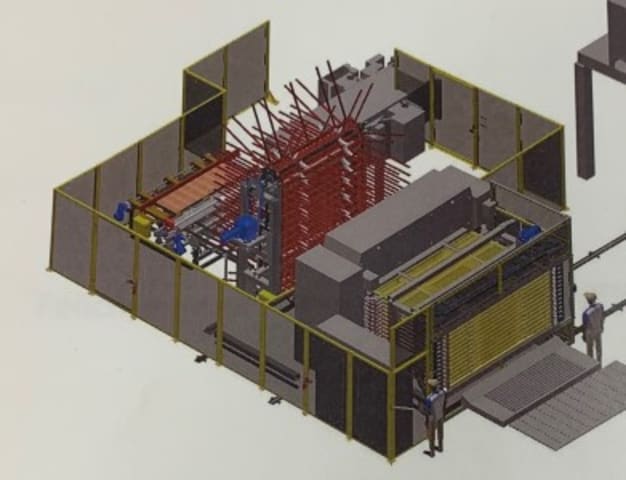 italpresse - ibn/10/28.5-13.5/370 - continuous cycle presses per lavorazione legno