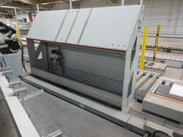 weeke - bhx 200/d + kr 120 - 钻孔与嵌入生产线 per lavorazione legno