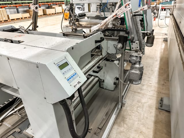 homag + weeke - bst 500+fpr620 - ligne de placage de chants pour pièces étroites per lavorazione legno