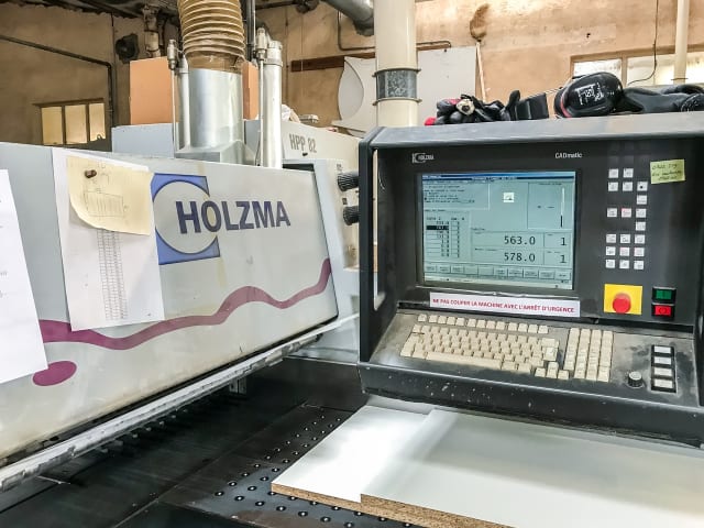 holzma - hpp 82/38 - plattensäge – beschickung von vorne per lavorazione legno