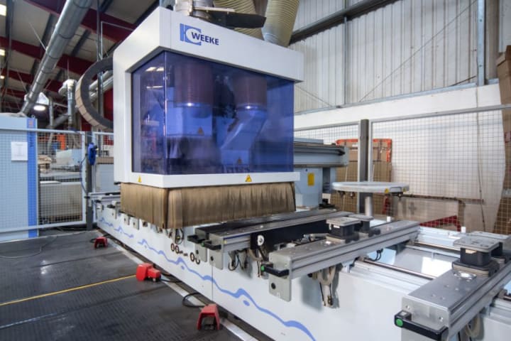 weeke - optimat bhc venture 3xl - cnc machine centres with pod and rail per lavorazione legno