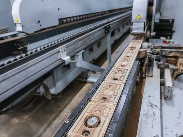 homag - kfl 526/m2/c - linea di squadrabordatura per lavorazione legno