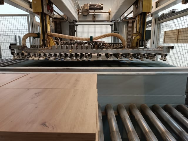 bargstedt - tbh 510/d/25/12 - línea de carga y descarga per lavorazione legno