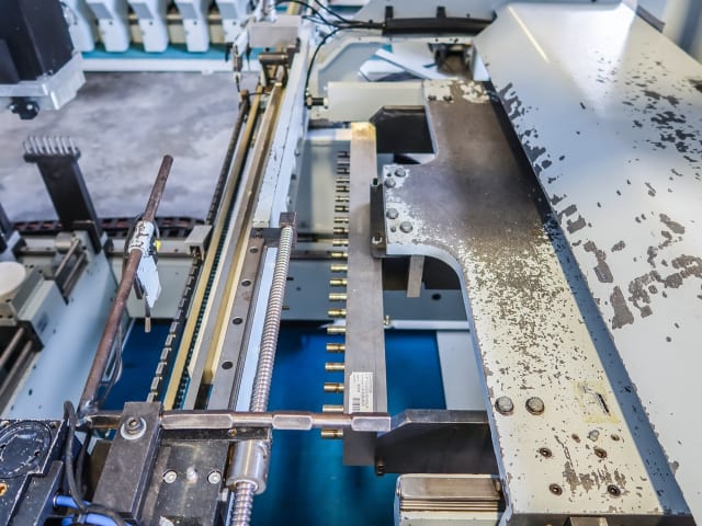 weeke - bst 505 - ligne de percage tourillonage per lavorazione legno