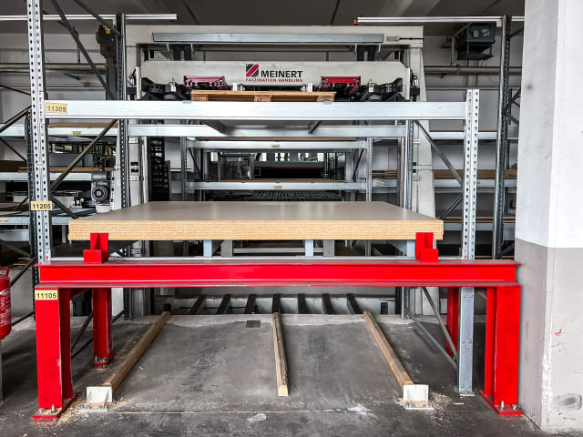 ima + schelling - ah 6 - plattensäge mit automatischem lager per lavorazione legno