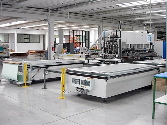 wemhoener + cefla - kt-m-15 + dualtech - pressing lines per lavorazione legno