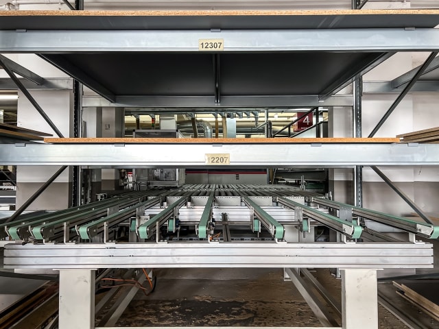 ima + schelling - ah 6 - beam panel saws with automatic warehouse per lavorazione legno