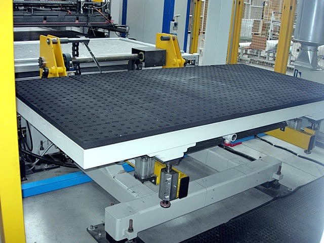 wemhoener + cefla - kt-m-15 + dualtech - linea di pressatura per lavorazione legno