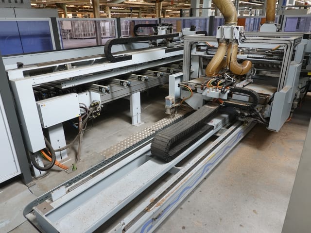 bargstedt + weeke - tbp411+bhh - ligne de percage tourillonage per lavorazione legno